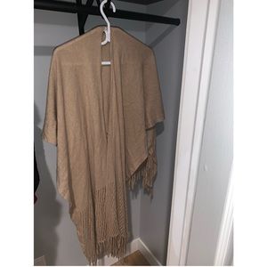 Ardene beige fringe shawl